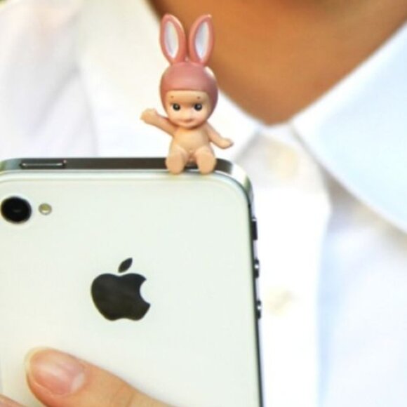 SONNY ANGEL Bobbing Head Series - SHEEP - Headphone Jack Cover Plug - PANDA - Picture 5 of 5